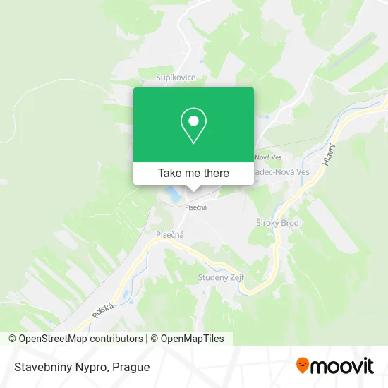 Карта Stavebniny Nypro