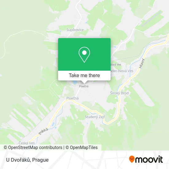 Карта U Dvořáků