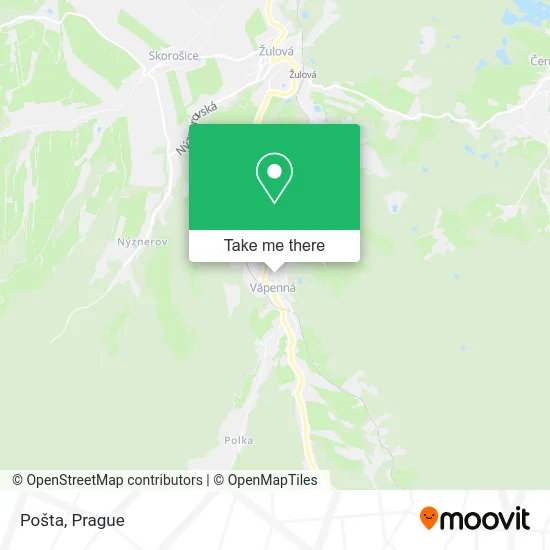 Карта Pošta