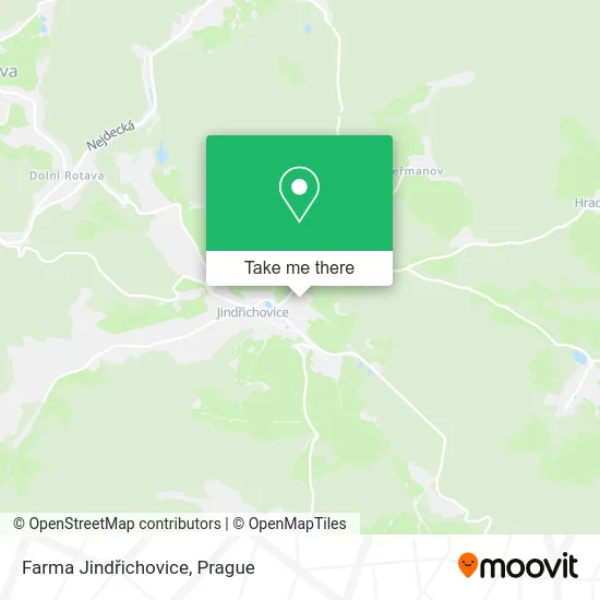 Farma Jindřichovice map
