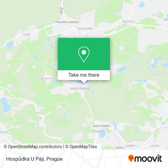 Карта Hospůdka U Páji