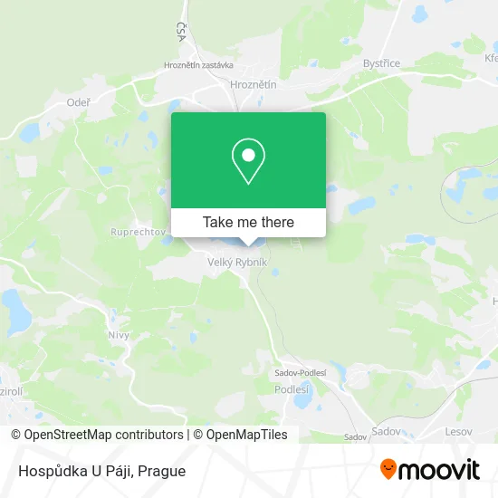 Карта Hospůdka U Páji