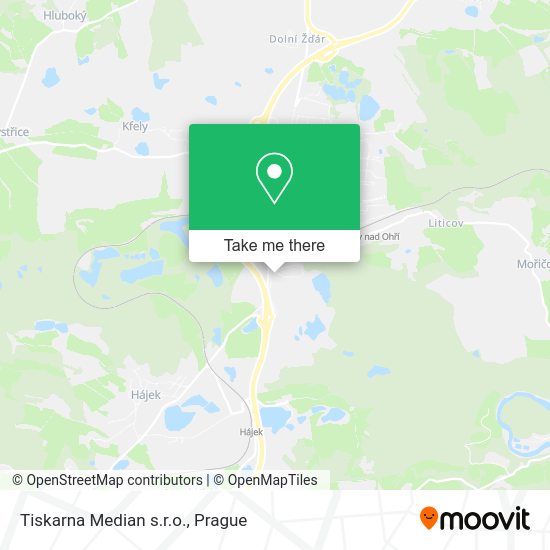 Карта Tiskarna Median s.r.o.