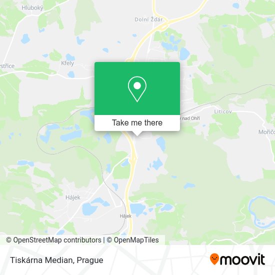 Карта Tiskárna Median