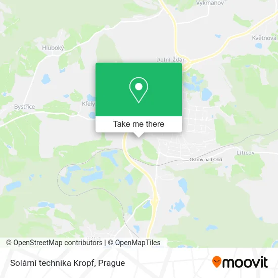 Карта Solární technika Kropf