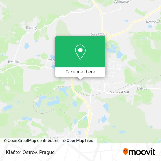Карта Klášter Ostrov
