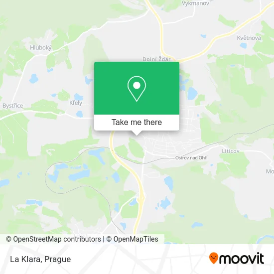 La Klara map