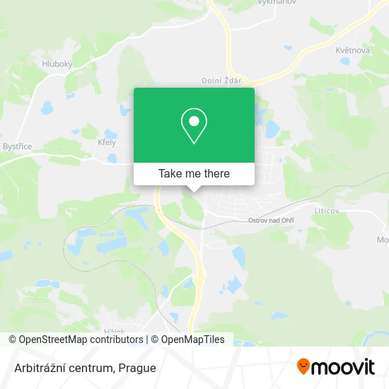 Карта Arbitrážní centrum