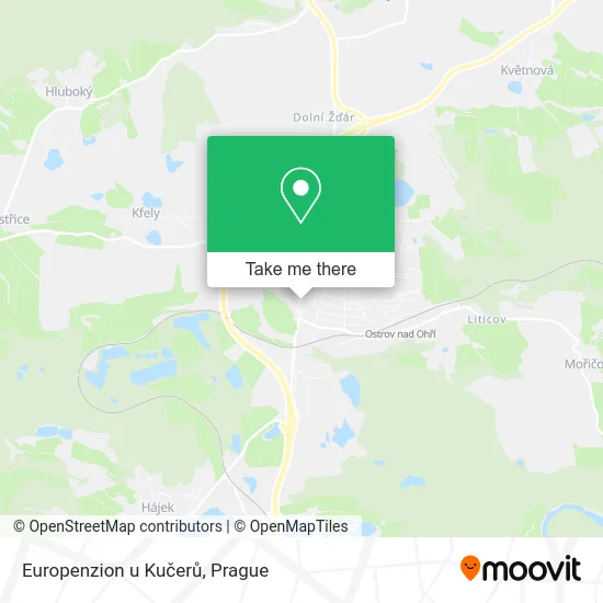 Карта Europenzion u Kučerů