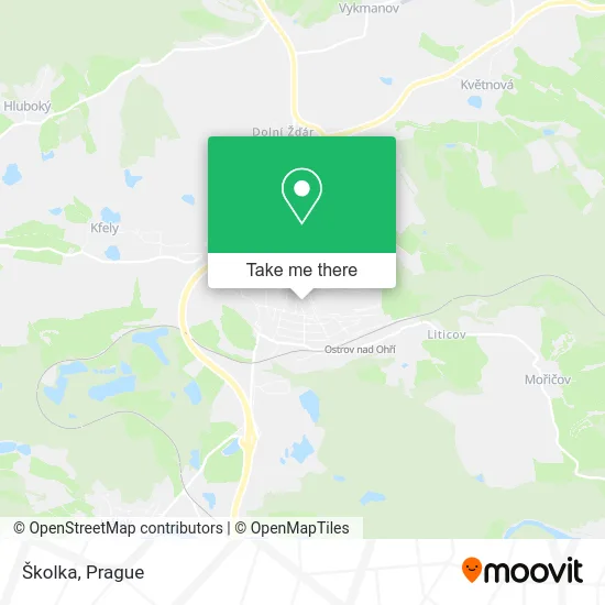Карта Školka