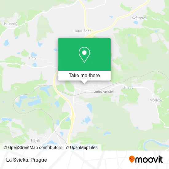La Svicka map