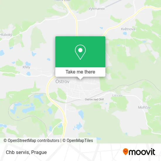 Карта Chb servis