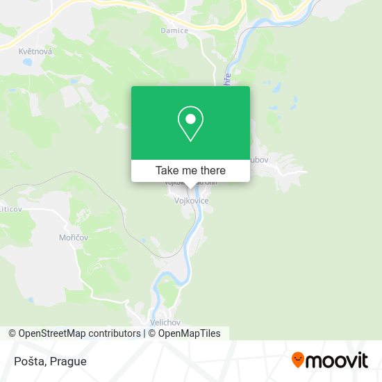 Карта Pošta