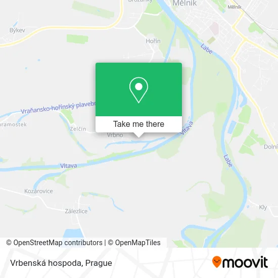 Карта Vrbenská hospoda