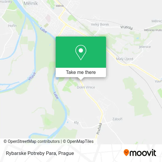 Карта Rybarske Potreby Para