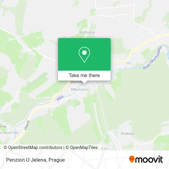 Карта Penzion U Jelena
