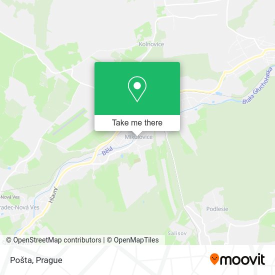 Карта Pošta