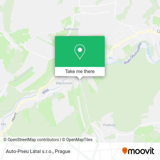 Карта Auto-Pneu Látal s.r.o.
