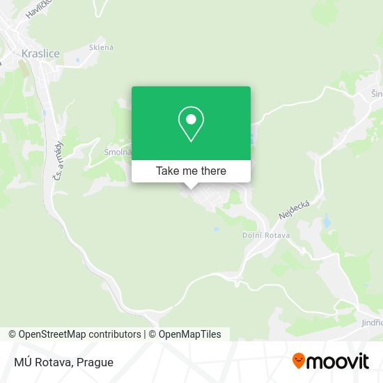 Карта MÚ Rotava