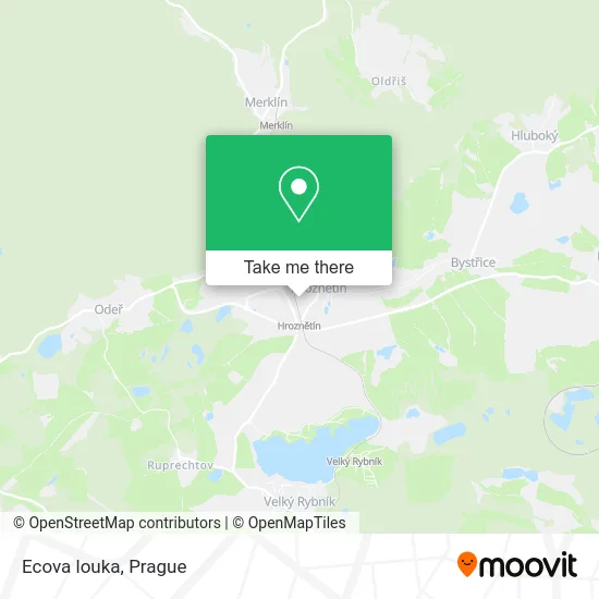 Карта Ecova louka