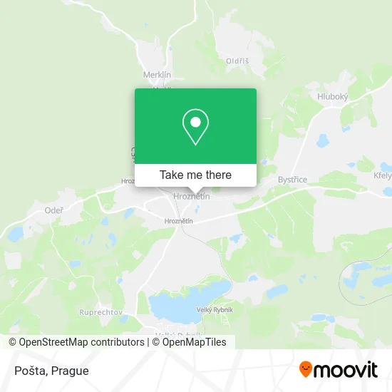 Карта Pošta