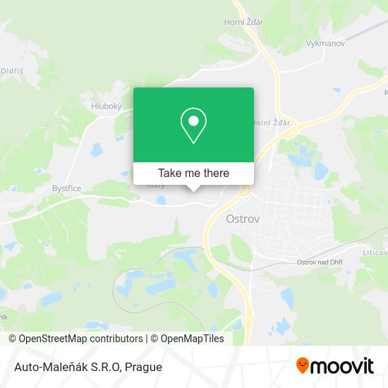 Карта Auto-Maleňák S.R.O