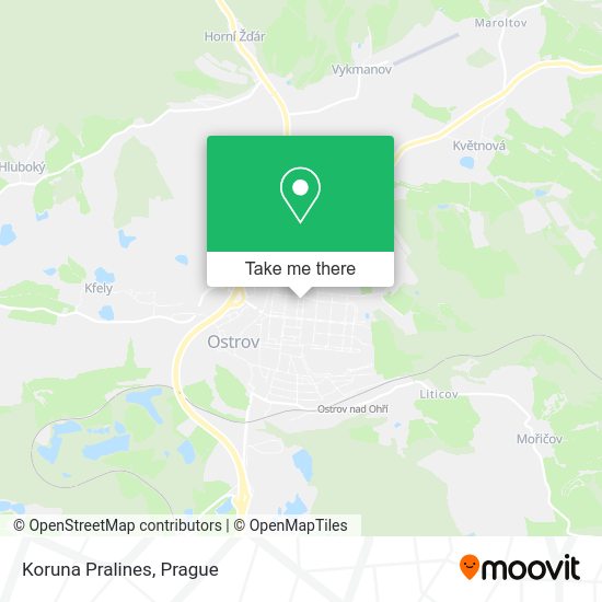 Карта Koruna Pralines