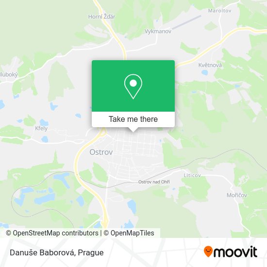 Карта Danuše Baborová