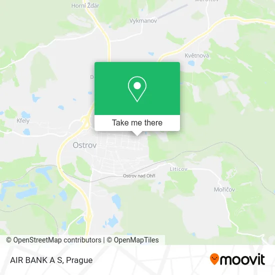 Карта AIR BANK A S