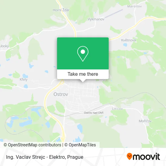 Карта Ing. Vaclav Strejc - Elektro