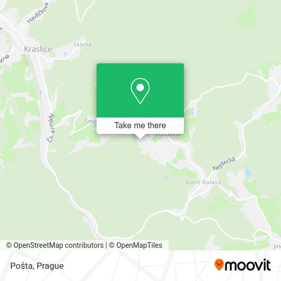 Карта Pošta