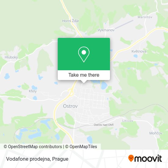 Карта Vodafone prodejna
