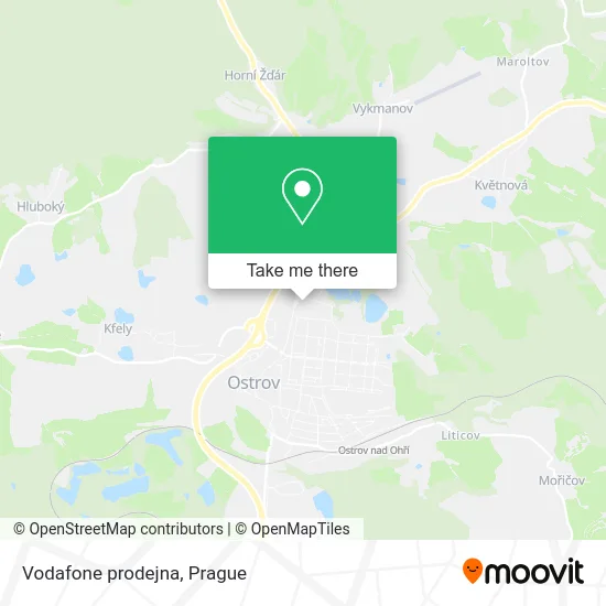 Карта Vodafone prodejna