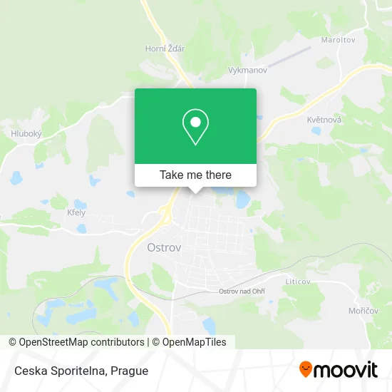 Карта Ceska Sporitelna