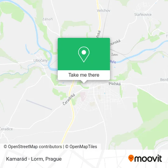 Карта Kamarád - Lorm