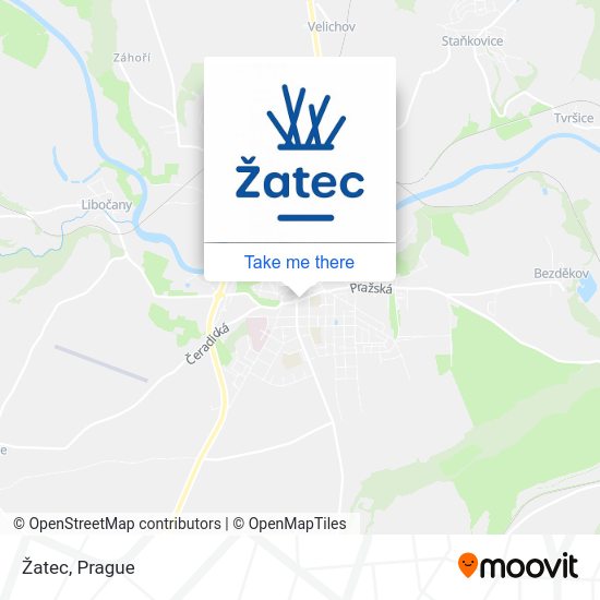 Карта Žatec