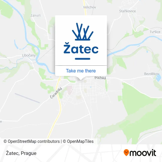 Карта Žatec