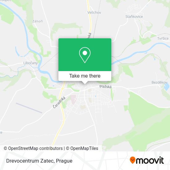 Карта Drevocentrum Zatec