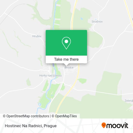 Карта Hostinec Na Radnici