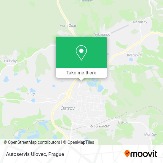 Карта Autoservis Ulovec