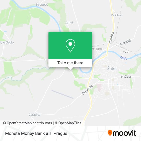 Карта Moneta Money Bank a s