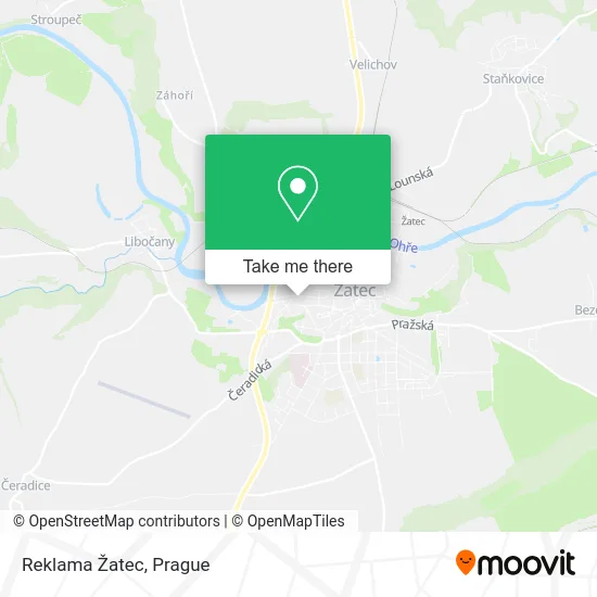 Карта Reklama Žatec