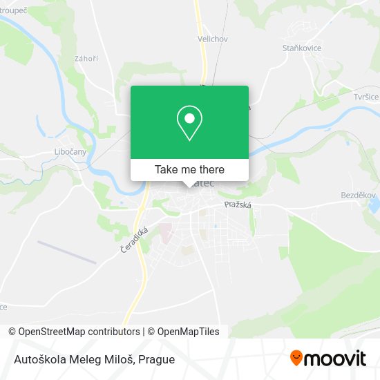 Карта Autoškola Meleg Miloš