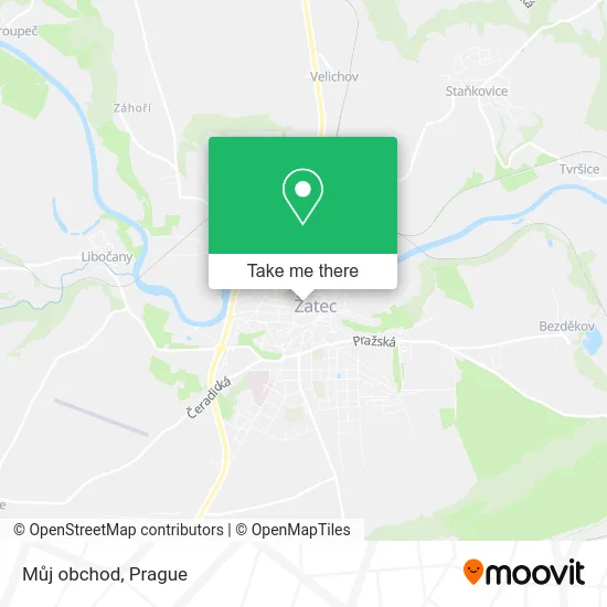 Карта Můj obchod