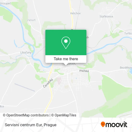 Карта Servisni centrum Eur