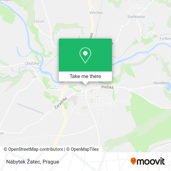 Карта Nábytek Žatec