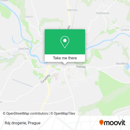 Карта Ráj drogerie