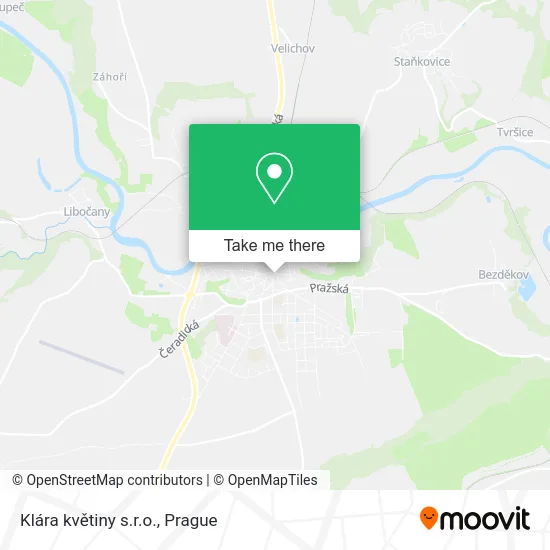 Карта Klára květiny s.r.o.