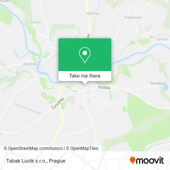 Карта Tabak Lucik s.r.o.