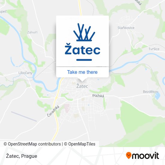 Карта Žatec